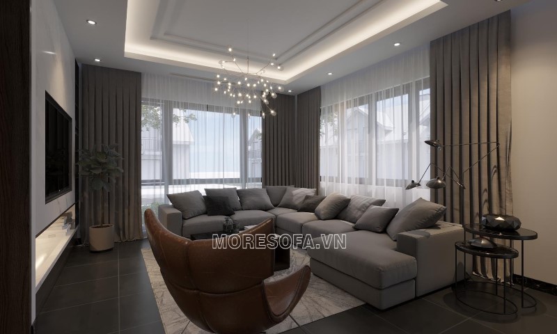 Sofa góc chữ U hiện đại